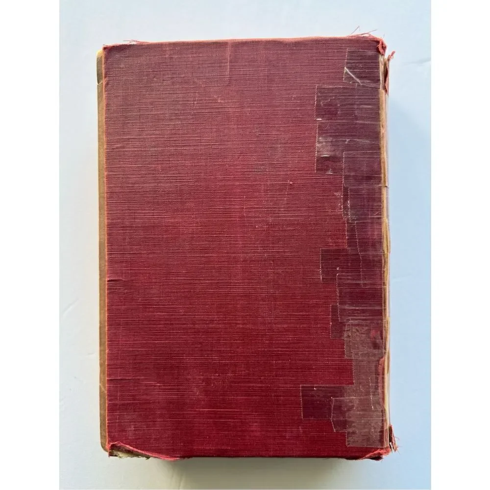 1926 Vintage‎ Antique XLTabbed & Illustrated Funk Wagnalls Dictionary Book